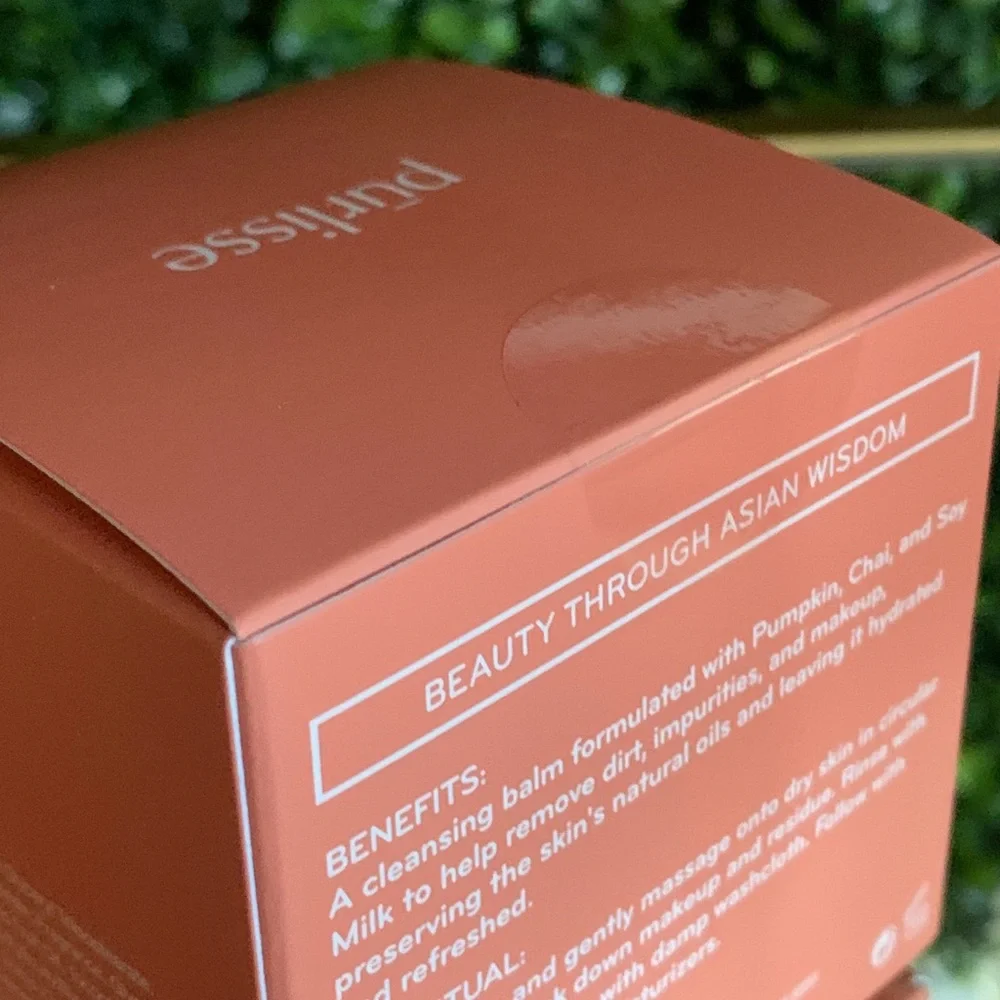 Purlisse Pumpkin Chai Latte Cleansing Balm | NEW | PŪRLISSE